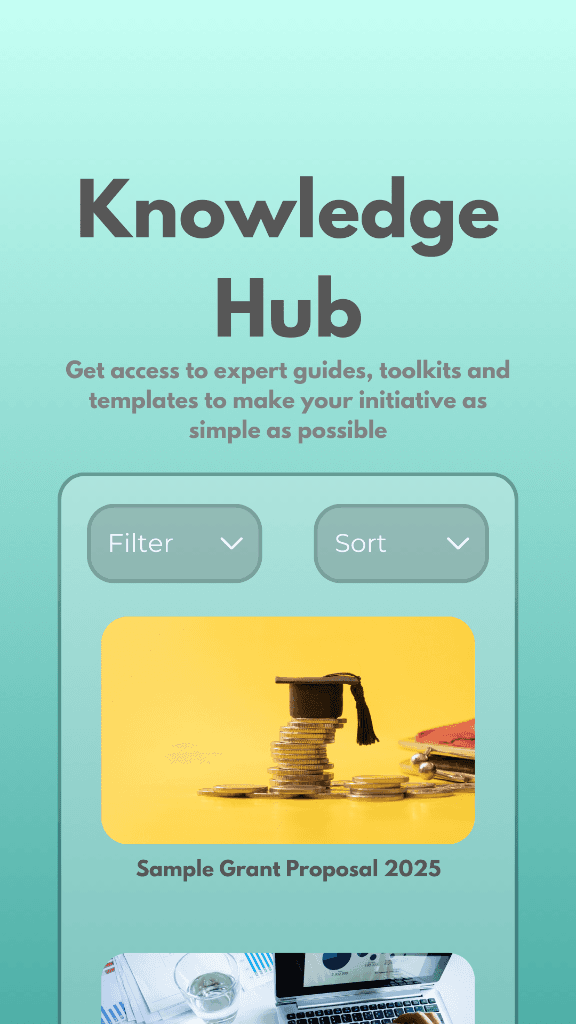 Knowledge Hub Mockup